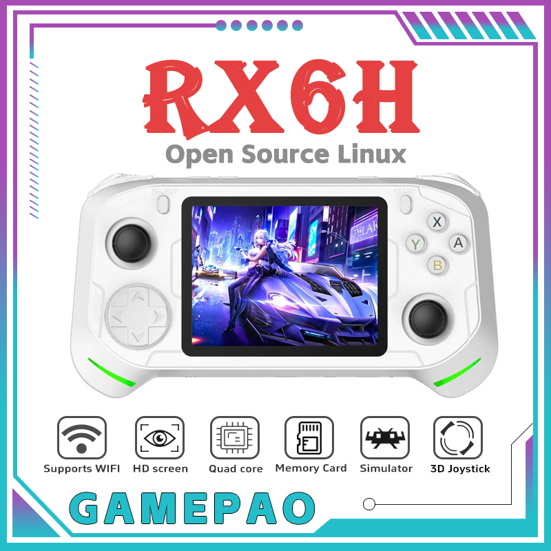 Retro Gaming Device - Console di Gioco Portatile Retro RX6H