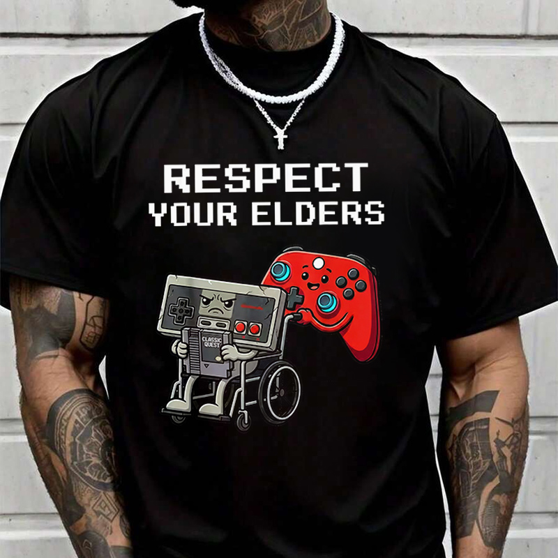 Retro Gaming T Shirts - T-shirt da uomo alla moda anni