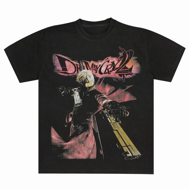 Retro Gaming T Shirts - T-shirt Devil May Cry 2 Dante,