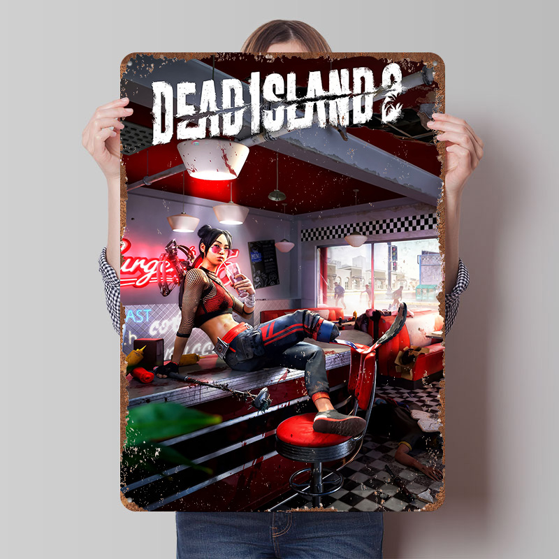 Retro Gaming Island - Poster Artistico del Gioco Dead Island