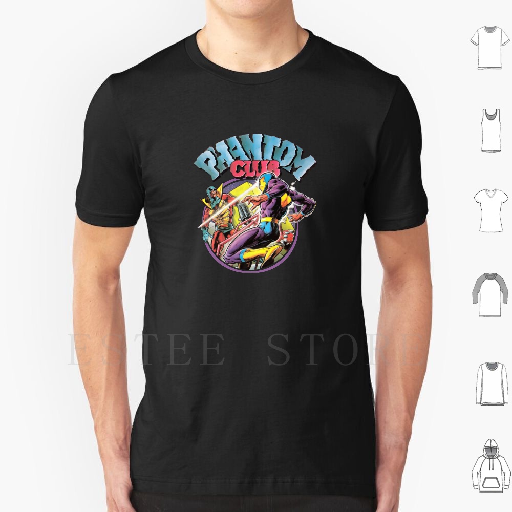 Retro Gaming T Shirts - Maglietta Phantom Club-Badge fai da te,