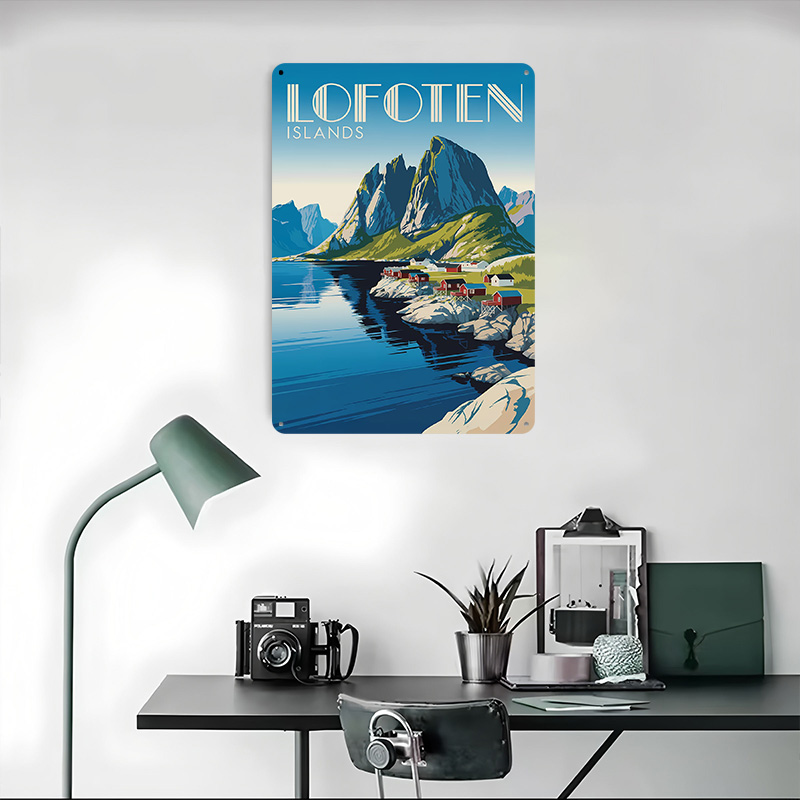 Poster 3D delle Isole Lofoten, - Retro Gaming Island recensione e prezzo