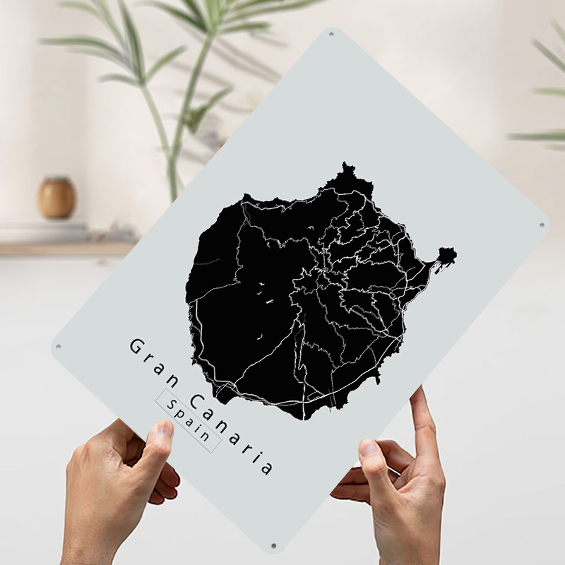 Mappa dell'isola di Gran Canar - Retro Gaming Island recensione e prezzo