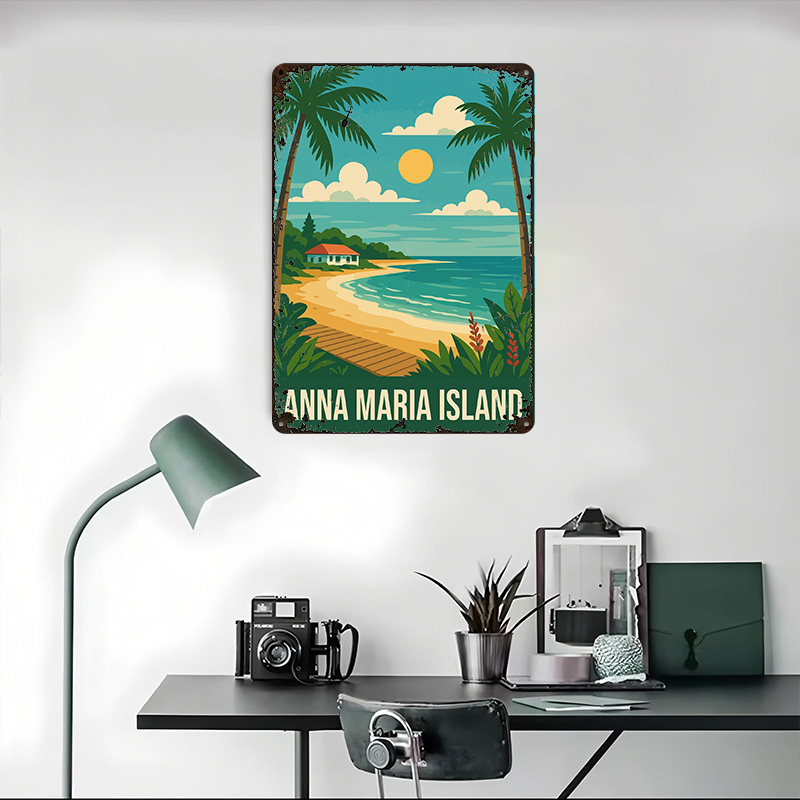 Poster Metallico di Anna Maria - Retro Gaming Island recensione e prezzo