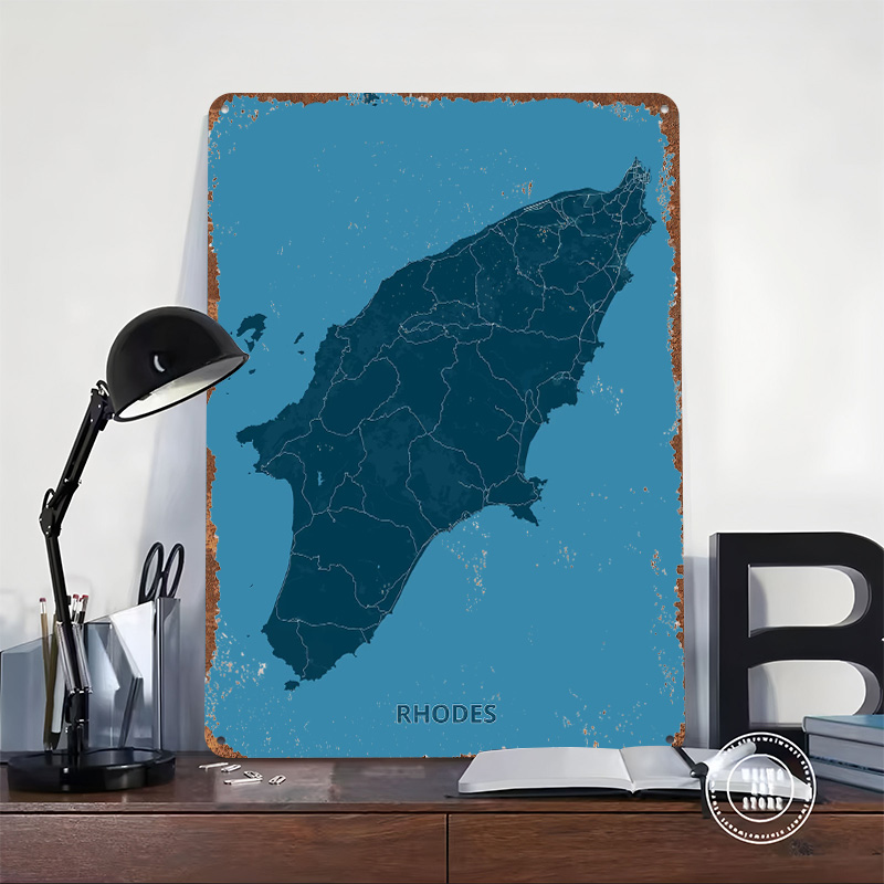 Poster della Mappa dell'Isola  - Retro Gaming Island recensione e prezzo
