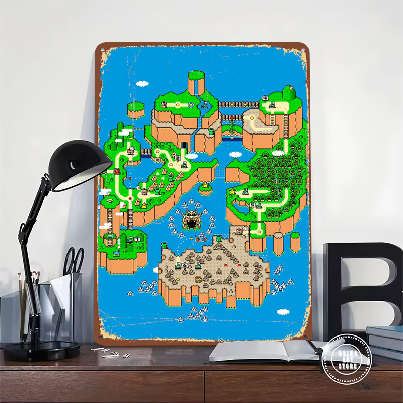 Poster in Metallo Dinosaur Lan - Retro Gaming Island recensione e prezzo